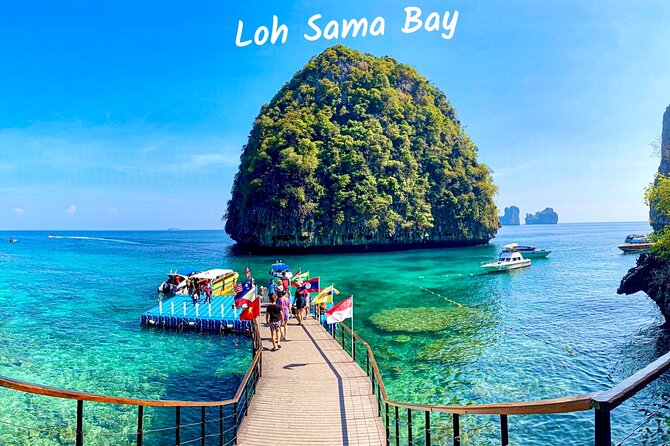 PHI PHI & MAYA & BAMBOO Premium Catamaran Max 28 pax - Bamboo Island gives you the longest beach pause