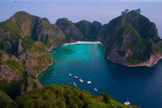 Phi Phi , Maya Bay & Khai Island snorkeling trip by Speed Boat - Pileh Lagoon: the first big visual payoff