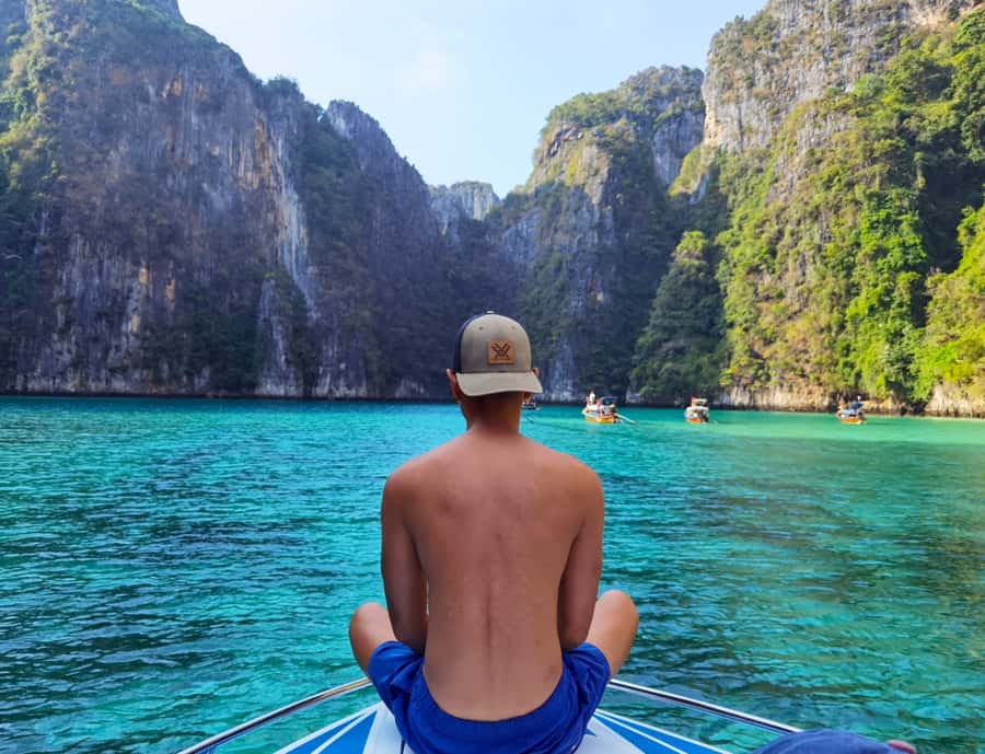 Phi Phi: Private Speedboat Tour with Maya Bay and Snorkel - Snorkeling with fish, coral, and blacktip reef sharks