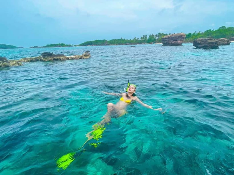 Phu Quoc: 4 Islands By Speedboat & Cable Car Trip - May Rut Trong is the day’s best pause