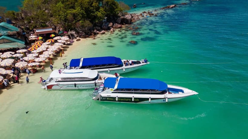 Phuket: 3 Khai Islands Speedboat Tour- Snorkeling & Relaxing - Khai Nui is a boat-based snorkeling stop