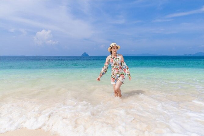 PHUKET Half Day Trip 3 Khai Island+Snorkeling by Speed Boat - Khai Nok: white sand and clear water