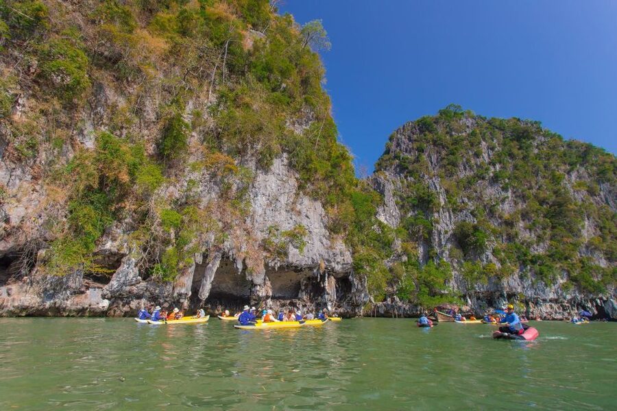 Phuket: James Bond and Khai Islands Day Trip by Speedboat - Khai Island: the beach stop with a warning