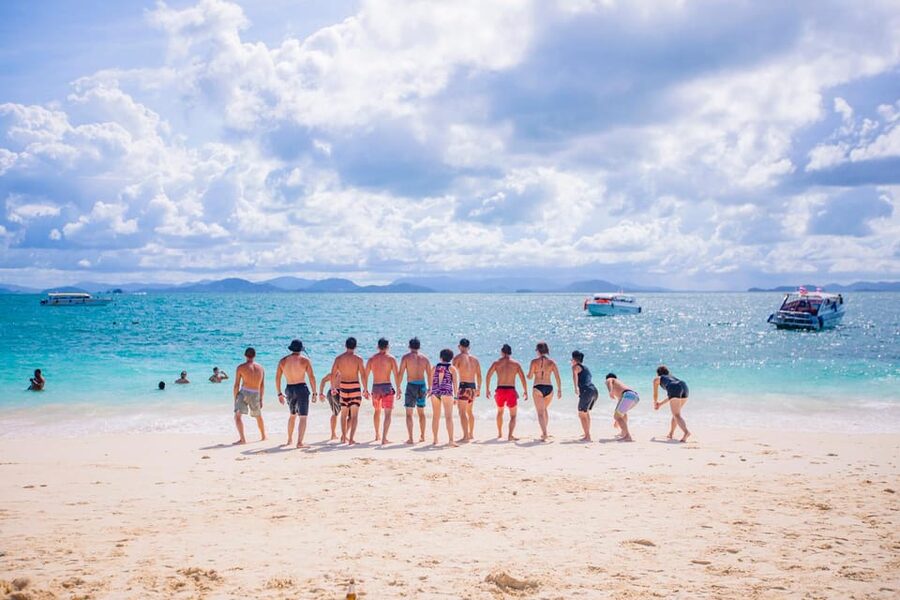 Phuket: Khai Islands Premium Speedboat Half Day Adventure - Khai Nai: coral, swimming, and a second beach pause
