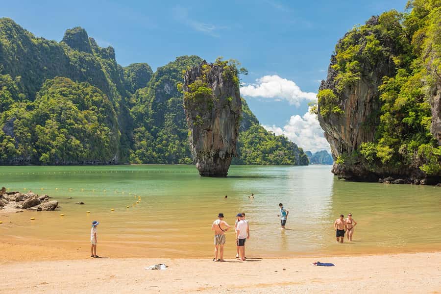 Phuket: Lazy Khao Phing Kan & Yao Islands Speedboat Day Tour - Hong Island by canoe