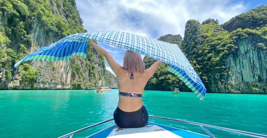 Phuket: Phi Phi & Khai Island Private Speedboat Charter Tour - From Phuket Marina to the Phi Phi islands