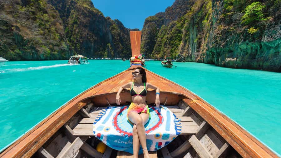 Phuket: Phi Phi Pileh Lagoon Bamboo Island by Speed Boat - Pileh Lagoon, the day’s strongest natural stop