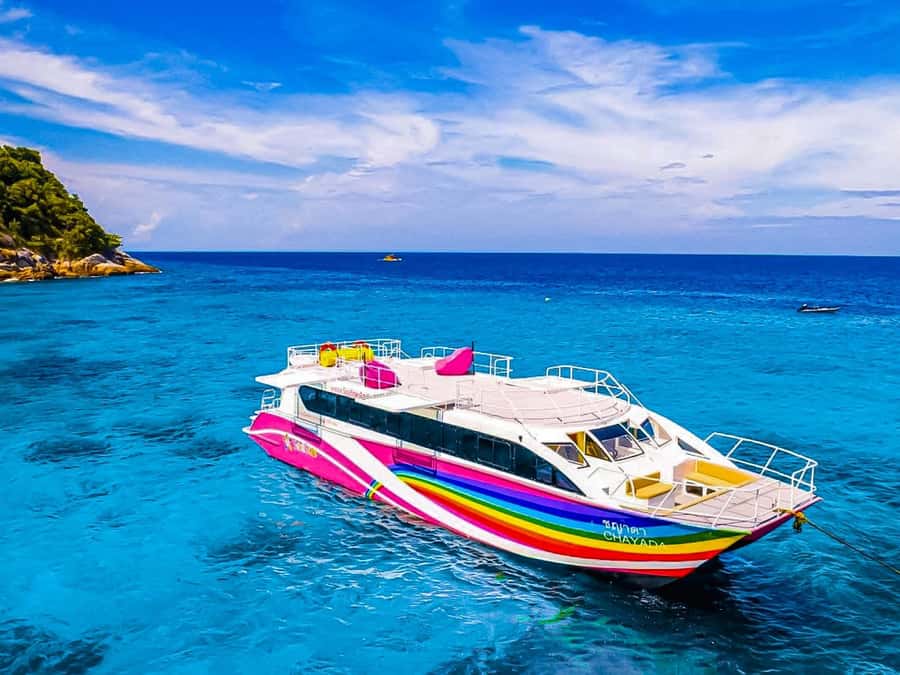 Phuket: Similan Island Day Trip by Speed Boat Catamaran - Koh Miang, two beaches, and lunch on the sand
