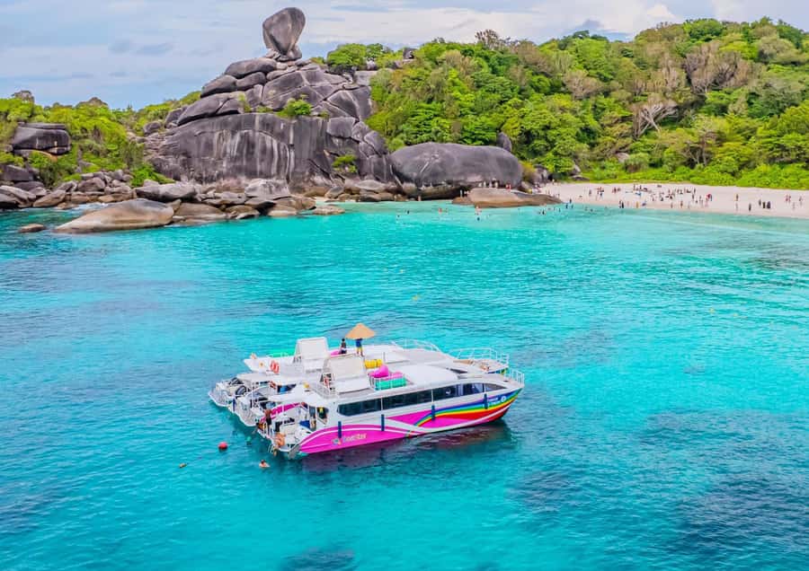 Phuket: Similan Island Day Trip by Speed Boat Catamaran - Koh 5 and the first look below the water