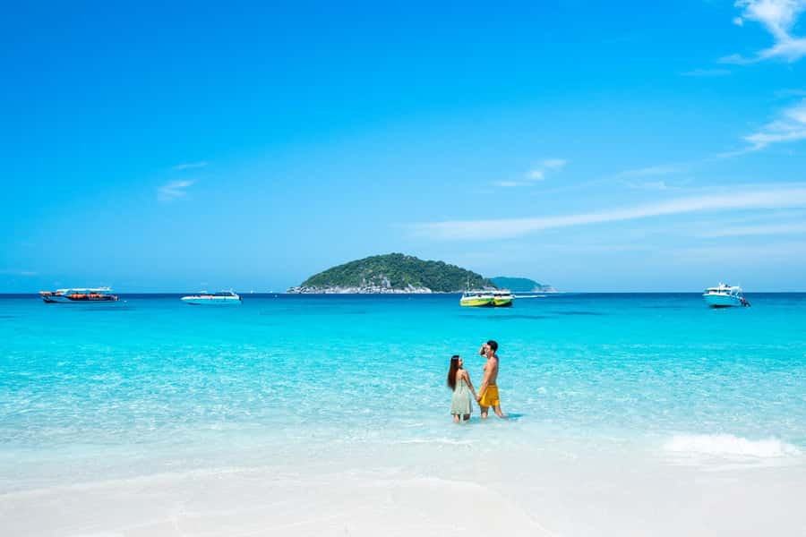 Phuket: Similan Island Full-Day Trip by Speedboat with Meals - The return trip and pier refreshments