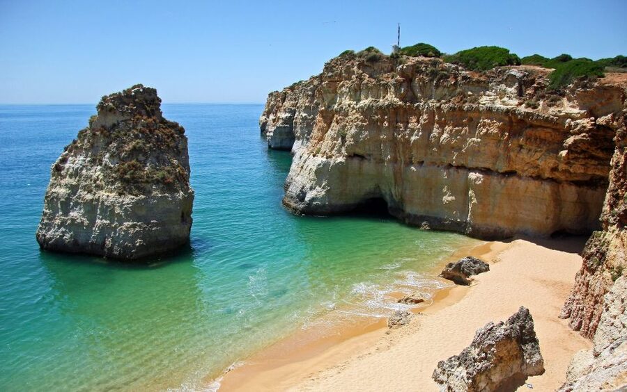 Portimão: Benagil Sea Caves Speedboat Adventure Tour - Entering Benagil Cave when the sea allows