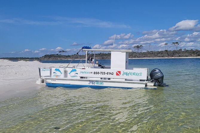 Private 3 Hour Powerboat Dolphin Cruise with Remote Beach Stop up to 6 guests - A private boat day from Pensacola Beach Marina