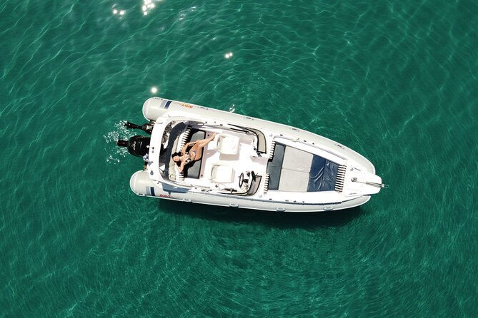 Private 7m 250hp speed boat tour Shipwreck Blue caves up to 8pax - Setting out from Psarou Harbor