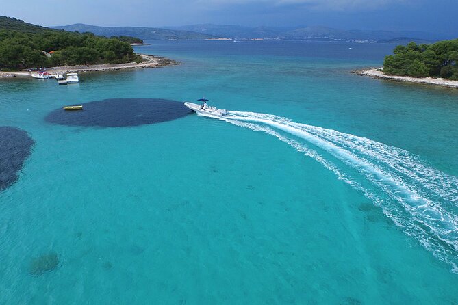 Private Blue Lagoon and Trogir Half-day Speedboat Tour from Split - Two hours at Krknjasi Bay