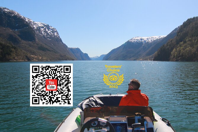 Private Cruise: Mostraumen by Zodiac or Lux Pontoon Boat - Hesjedalsfossen arrives with a wall of sound