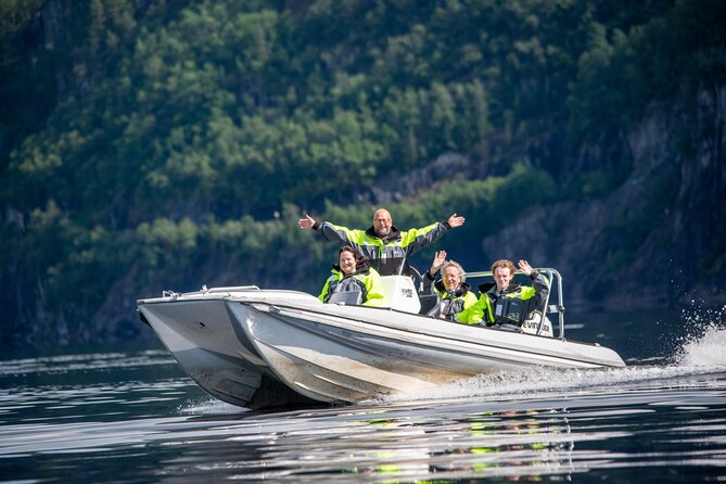 Private Cruise: Mostraumen by Zodiac or Lux Pontoon Boat - Bolstadstraumen is short, loud, and full of motion
