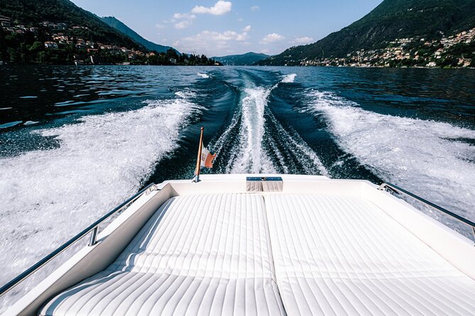 Private Cruise on Lake Como with Luxury Motorboat from 1H to 4H - Crossing to Villa Pliniana for a swim
