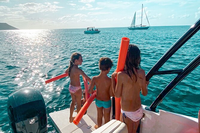 Private Full-Day Speed Boat Tour of St. Martin with Luxury Lunch - Happy Bay is made for floating and slowing down