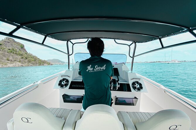 Private Full-Day Speed Boat Tour of St. Martin with Luxury Lunch - Long Bay shows off St. Martin’s polished side