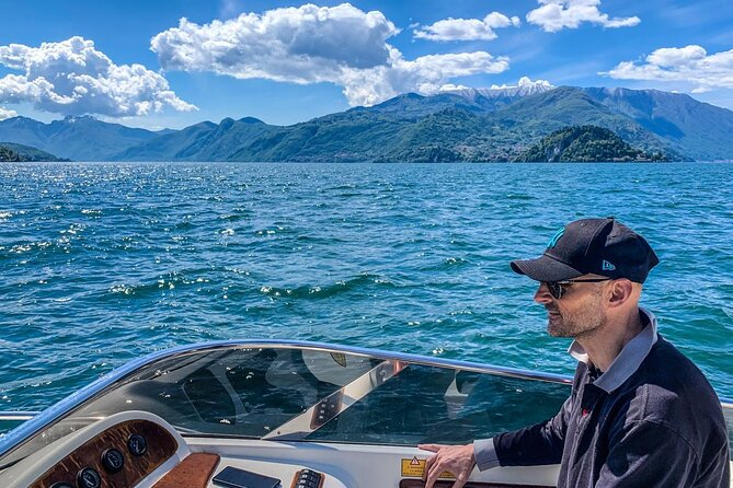 Private guided speedboat cruise on Lake Como from 1H to 4H - Starting in Argegno and heading north