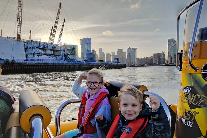 PRIVATE HIRE SPEEDBOAT 'ULTIMATE TOWER RIB BLAST' FROM TOWER PIER - 40 Minutes - Tower Bridge marks the change of pace