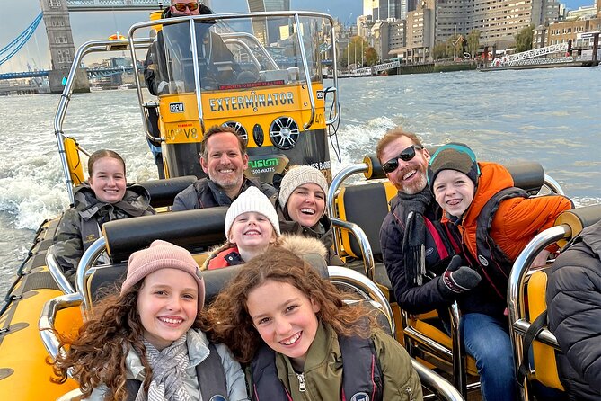 PRIVATE HIRE SPEEDBOAT 'ULTIMATE TOWER RIB BLAST' FROM TOWER PIER - 40 Minutes - The Thames Barrier is the farthest point