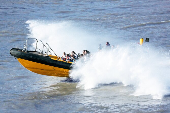 PRIVATE HIRE SPEEDBOAT 'ULTIMATE TOWER RIB BLAST' FROM TOWER PIER - 40 Minutes - Tower of London and HMS Belfast from the water