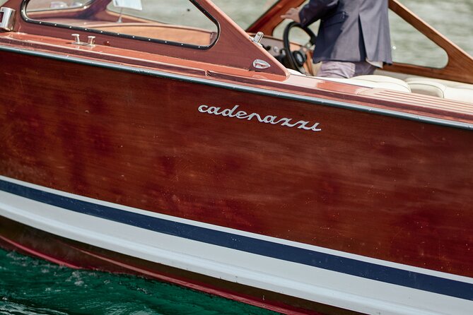 Private Lake Como Wooden Speedboat Tour with Aperitif - Varenna, Fiumelatte, and the eastern shore