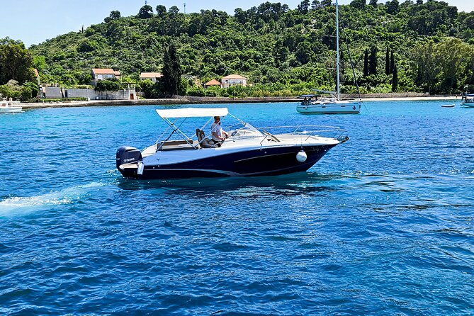 Private Local Guided Speedboat Tour in Dubrovnik Archipelago - Entering the Blue Cave on Koločep