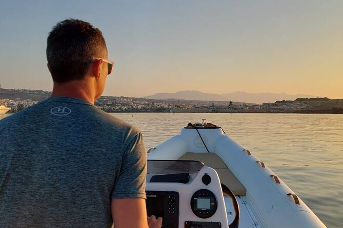 Private RIB Boat Tour to the Secret Beach from Rethymno - Geropotamos and refreshments on board