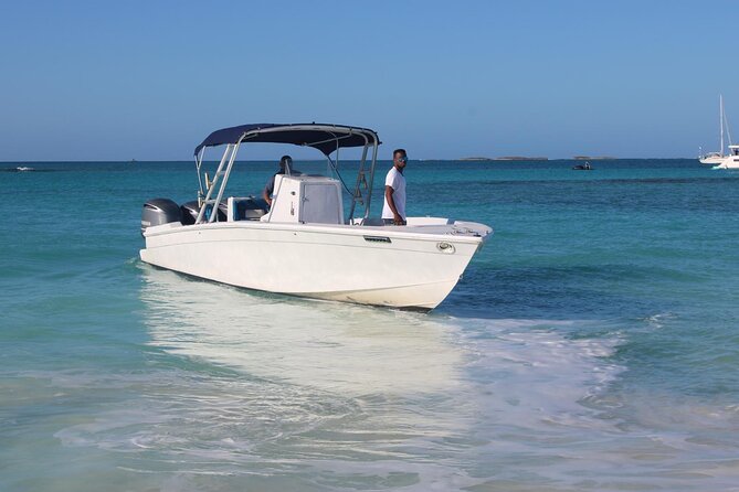 Private speed boat beach and bar hopping visiting Rose island - What to bring and how to plan the day