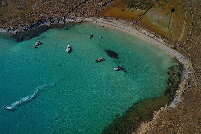 Private Speedboat Cruise from Delos to Rhenia and Mykonos - Captain, route, and the sunset promise