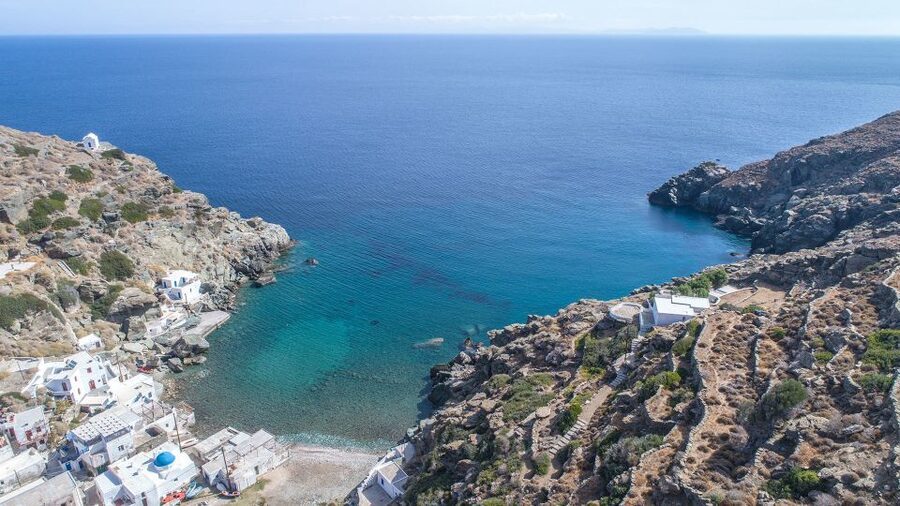 Private Speedboat Cruise to the South Coast of Sifnos Island - Kastro, Sifnos’s first capital
