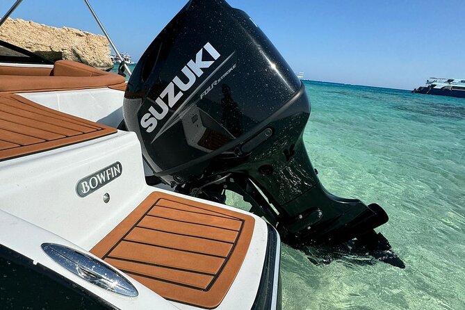 Private Speedboat Dolphins and Snorkelling Cruise in Hurghada - Snorkeling around El Fanadir reef