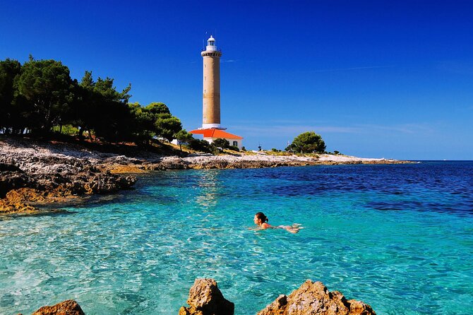 Private speedboat tour : Sakarun beach, Dugi otok, Golubinka Cave - Swimming at Veli Žal