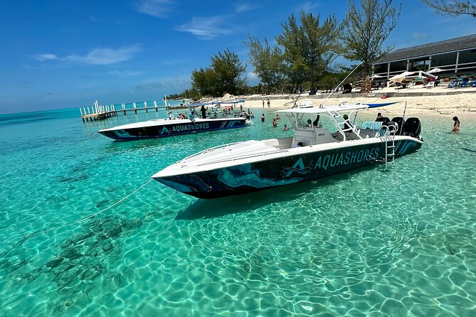 Private Tour 45ft Powerboat to Nearby Islands - Sandy Cay, or Gilligan’s Island, in 30 minutes
