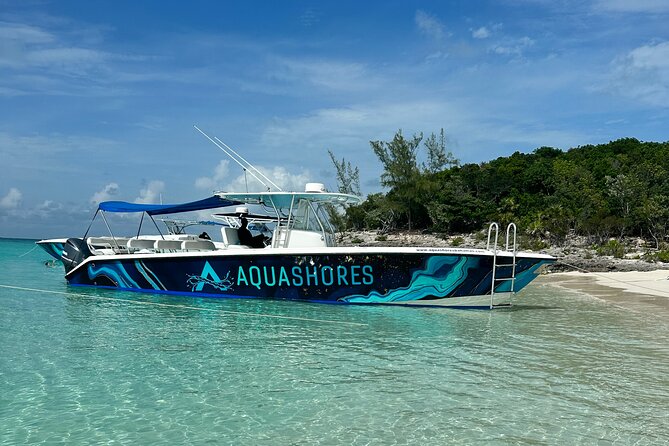 Private Tour 45ft Powerboat to Nearby Islands - The beach bar: lunch, games, and a welcome pause