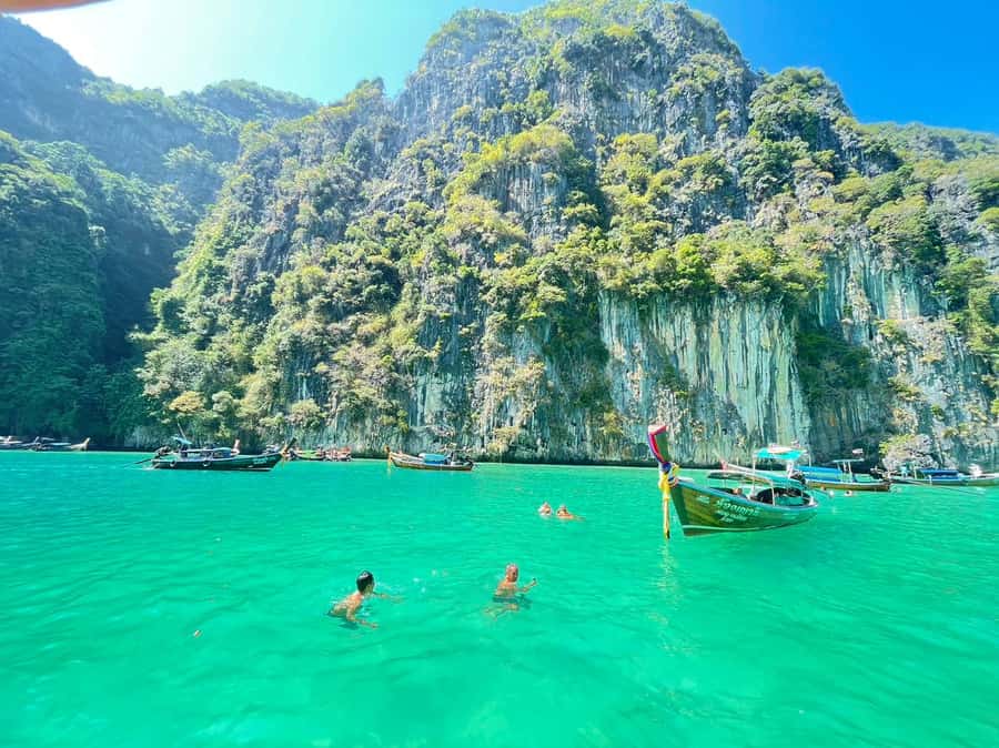Private VIP Speed Boat to Phi Phi & Maya Bay - Phi Phi Don and the first views from the water