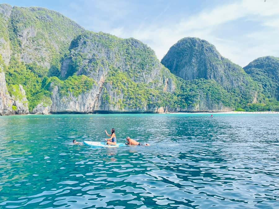 Private VIP Speed Boat to Phi Phi & Maya Bay - Monkey Bay and the Phi Phi swimming stops