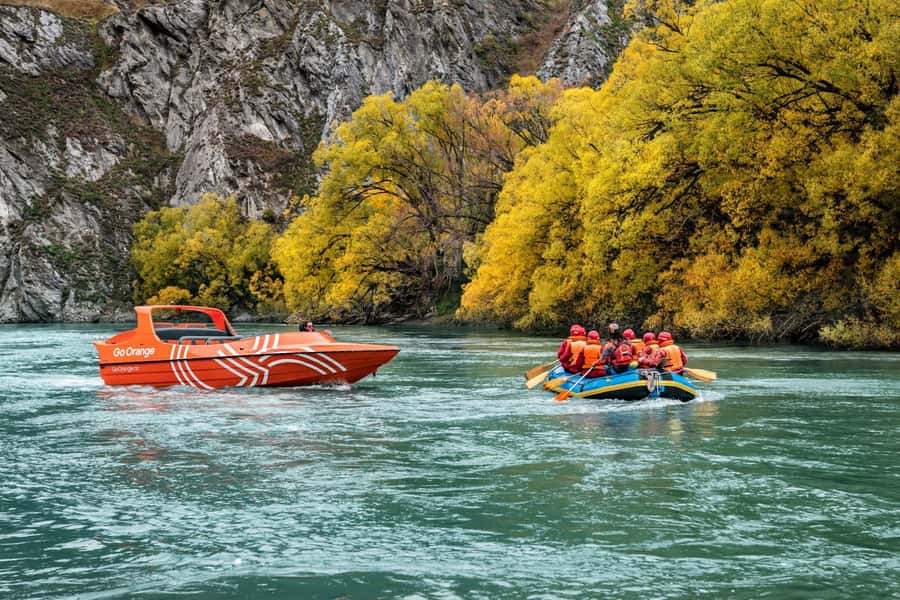Queenstown: Kawarau River Rafting and Jet Boat Ride - The Dog Leg rapid brings the biggest hit