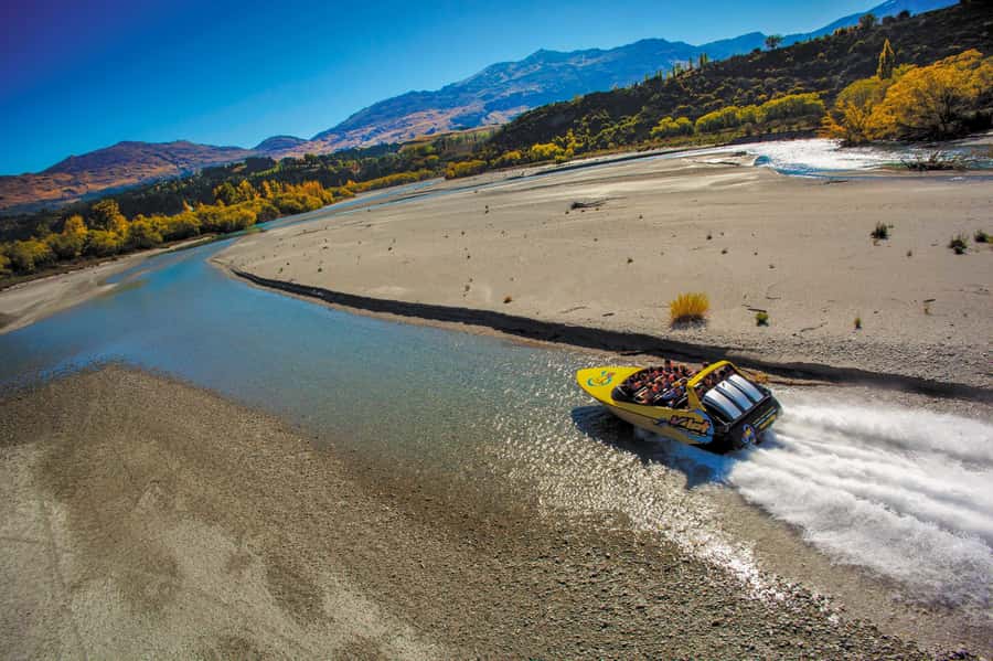 Queenstown: Shotover River and Kawarau River Jet Boat Ride - The Kawarau River adds speed, rocks, and bridges