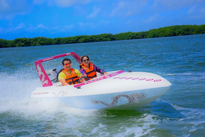 Reef Snorkeling & Jungle Speedboat Adventure with Mayan Ceremony - From Mayan ceremony to Nichupte Lagoon