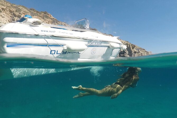 Rent a Bareboat RIB in Milos Island, Greece - Building your own Milos route