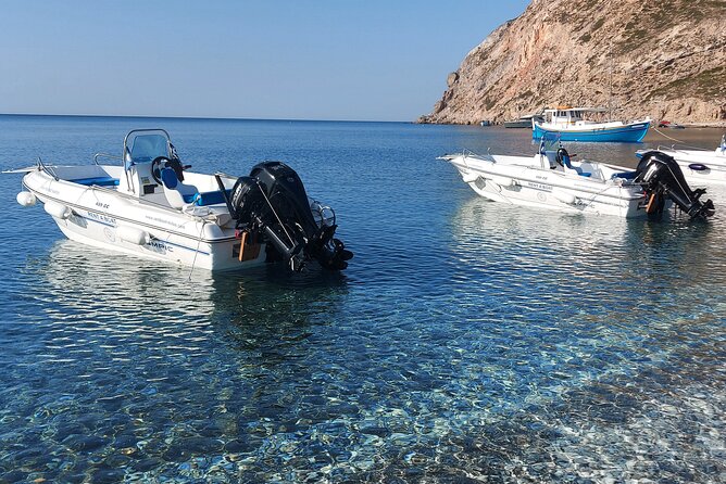 Rent a Bareboat RIB in Milos Island, Greece - A 6-meter RIB built for a long day