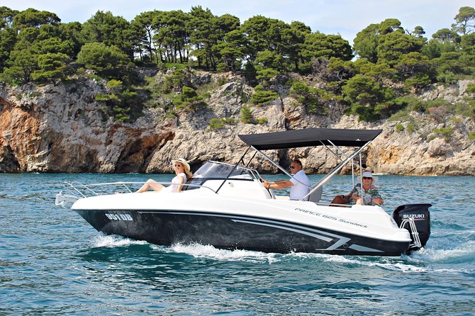 Rent a speed boat and explore beaches and coves of Elaphiti Islands - Lopud: Šunj Beach, gardens, and old stone paths