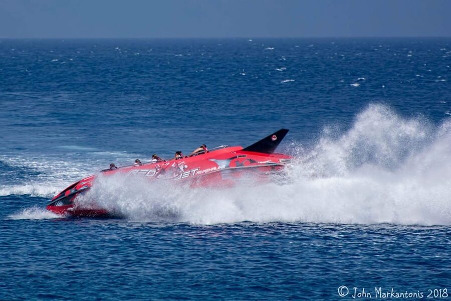 Rhodes: Beaches Trip by Jet Boat with Snorkeling and Drinks - Drinks, music, and time on deck
