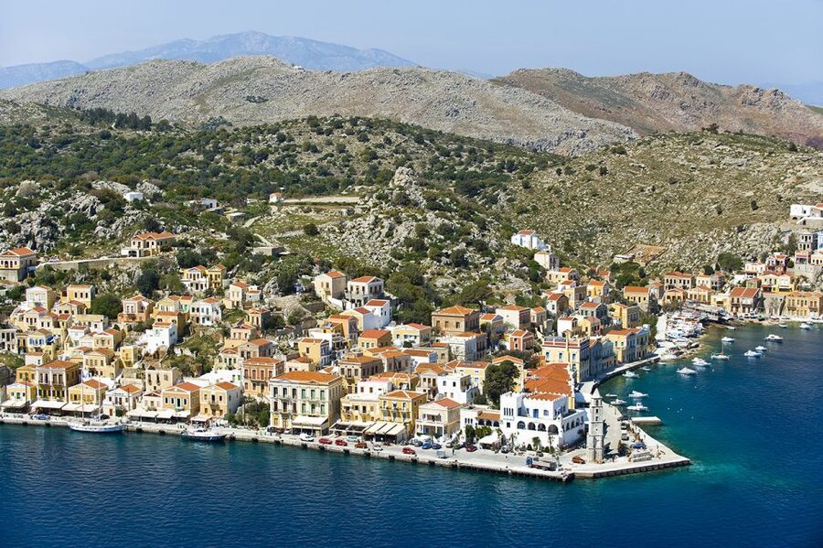 Rhodes: Day Trip to Symi Island by Fast Boat - Arriving at Gialos, Symi’s colorful harbor