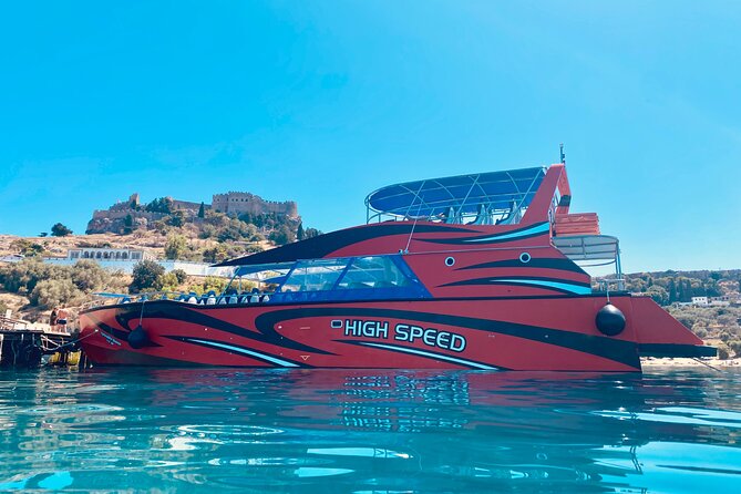 Rhodes High Speed Boat to Lindos - Why the fast boat works so well for Lindos