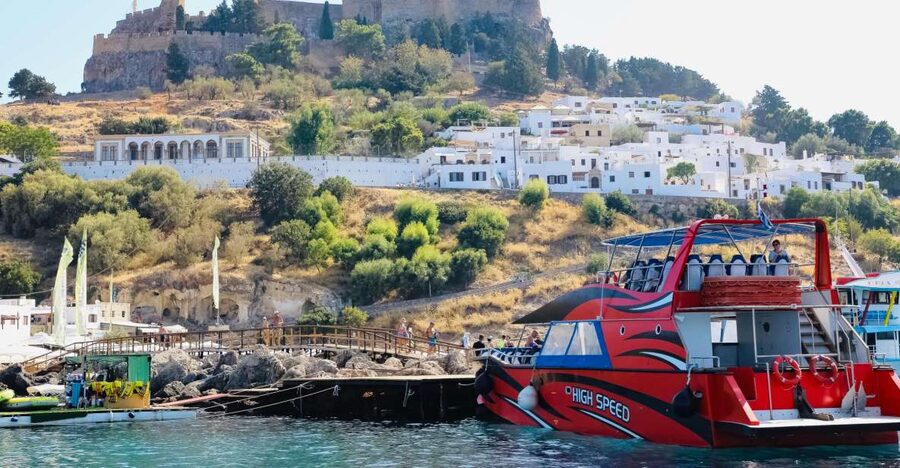 Rhodes: High Speed Boat Trip to Lindos - Why the boat is a good way to reach Lindos