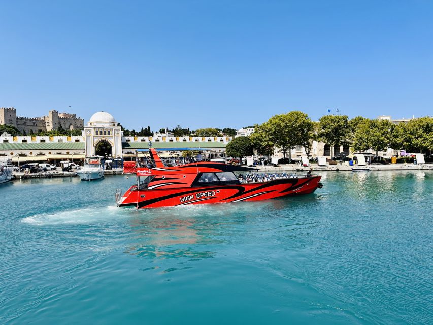 Rhodes: High Speed Boat Trip to Lindos - Four hours in Lindos: the best-value option
